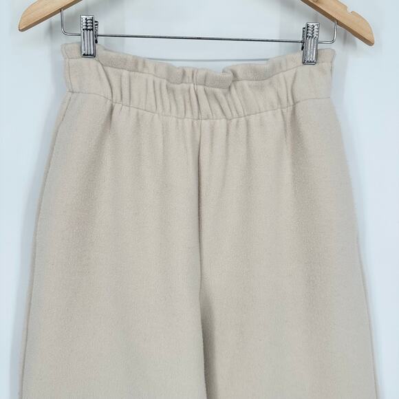 Aritzia The Group Babaton Powell Pants Fleece Paperbag Wide Leg Crop Sweatpants - Picture 3 of 10